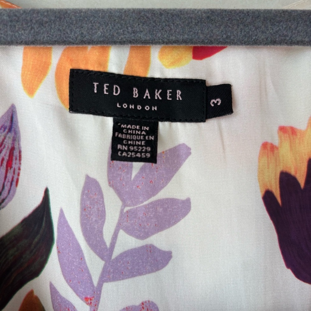Ted Baker Multicolor Floral Mini Dress - Picture 3 of 6